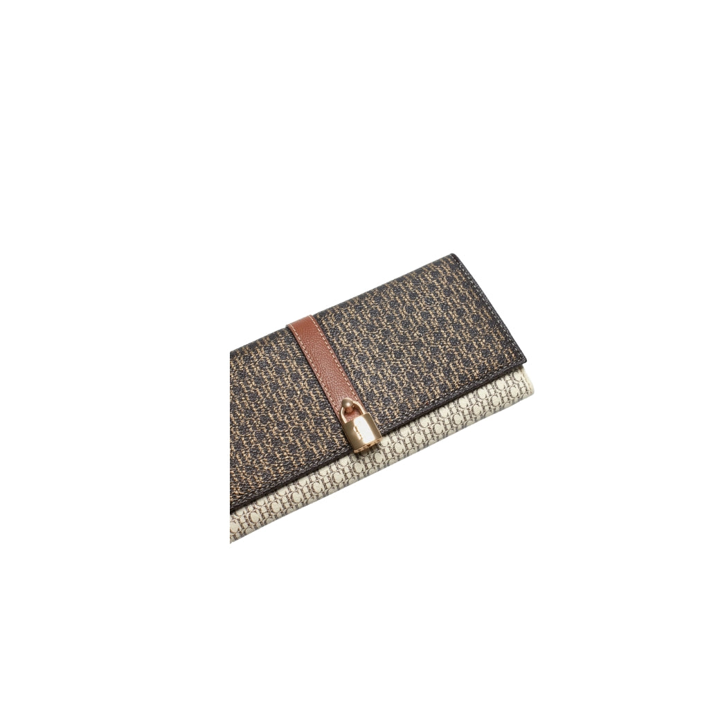 Cartera Carolina Herrera Matryoshka Locked | Cartera americana con bolsillo extraíble.