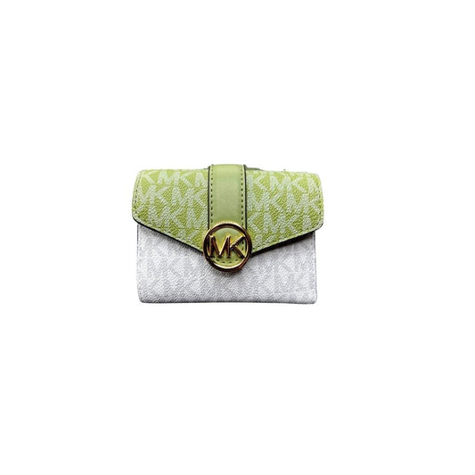 Cartera Blanca y Verde Michael Kors